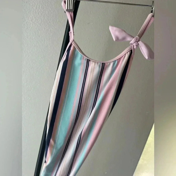 Roxy Pink Cutty Heart One-Piece beach Swimsuit Swimwear Youth girls 6Y - Picture 6 of 9